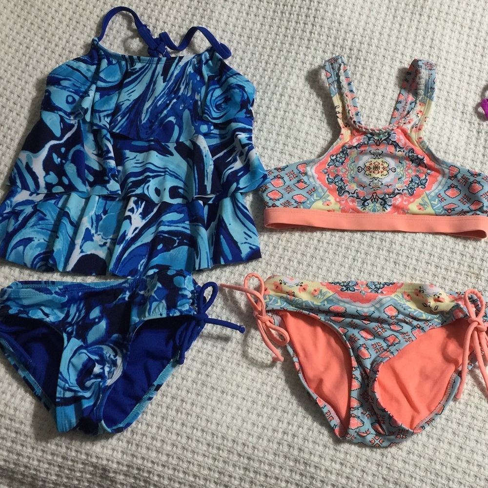 Girls swimming suits 2 sets